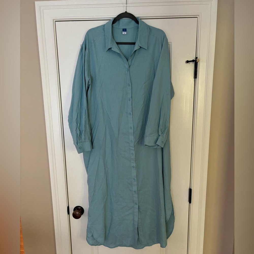 Linen Maxi Dress - NWT